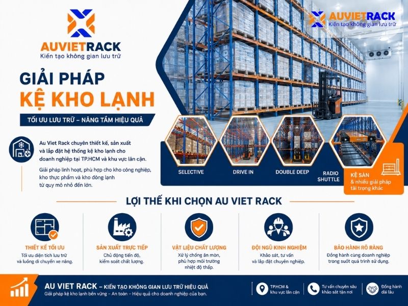 Kệ kho lạnh Au Viet Rack