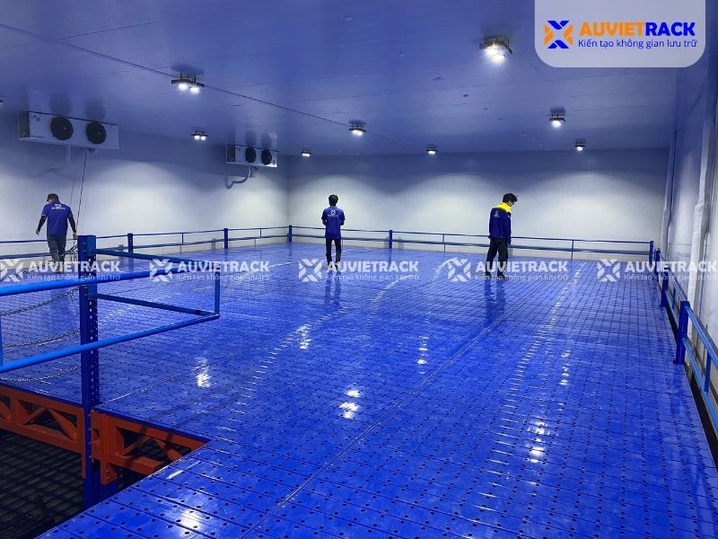 Dự án kệ kho lạnh tại Đồng Tháp thực tế