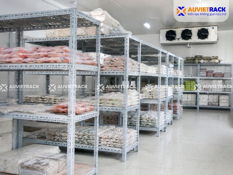 Dự án kệ kho lạnh tại Bến Tre thực tế