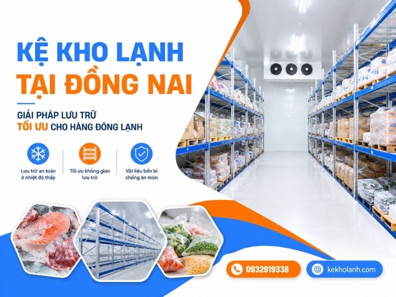 Kệ Kho Lạnh Tại Đồng Nai – Giải Pháp Lưu Trữ Tối Ưu Cho Hàng Đông Lạnh