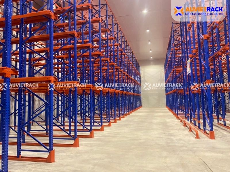 Dự án kệ kho lạnh tại Kiên Giang thực tế 
