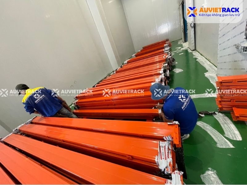 Dự án kệ kho lạnh tại Lâm Đồng thực tế 