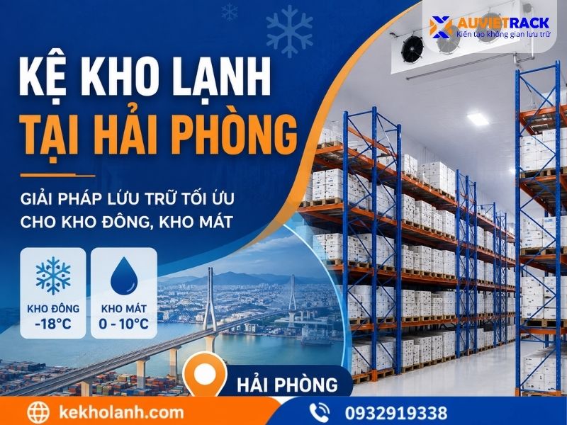 Kệ Kho Lạnh Tại Hải Phòng – Giải Pháp Lưu Trữ Tối Ưu Cho Kho Đông, Kho Mát