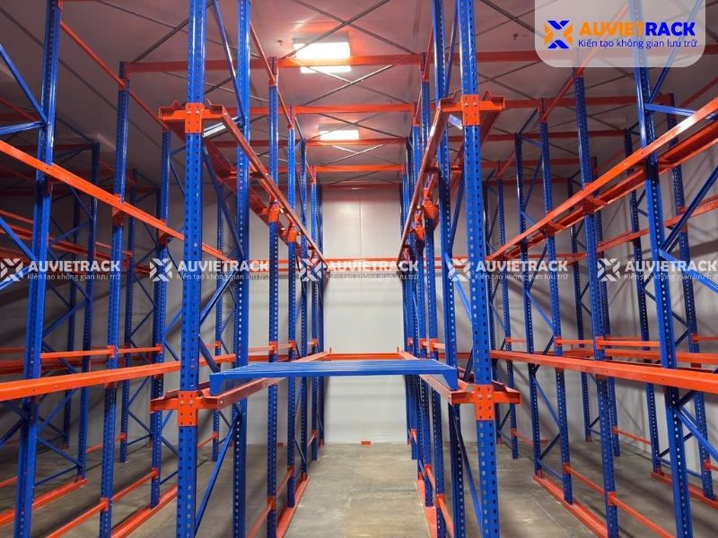 Dự án kệ kho lạnh tại Hậu Giang thực tế