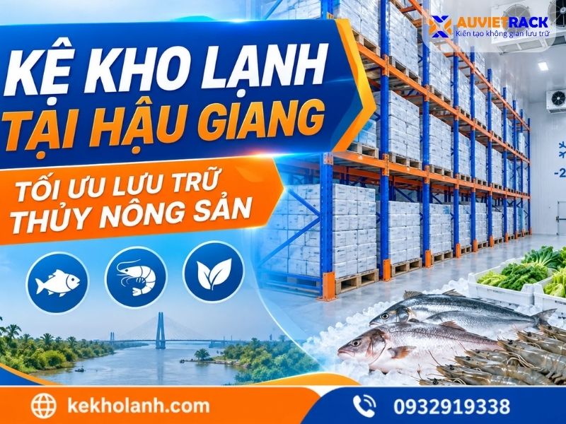 Kệ Kho Lạnh Tại Hậu Giang- Tối Ưu Lưu Trữ Thủy Nông Sản