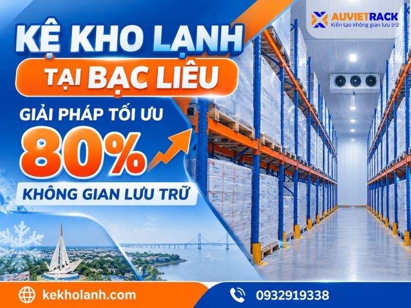 Kệ Kho Lạnh Tại Bạc Liêu- Giải Pháp Tối Ưu 80% Không Gian Lưu Trữ