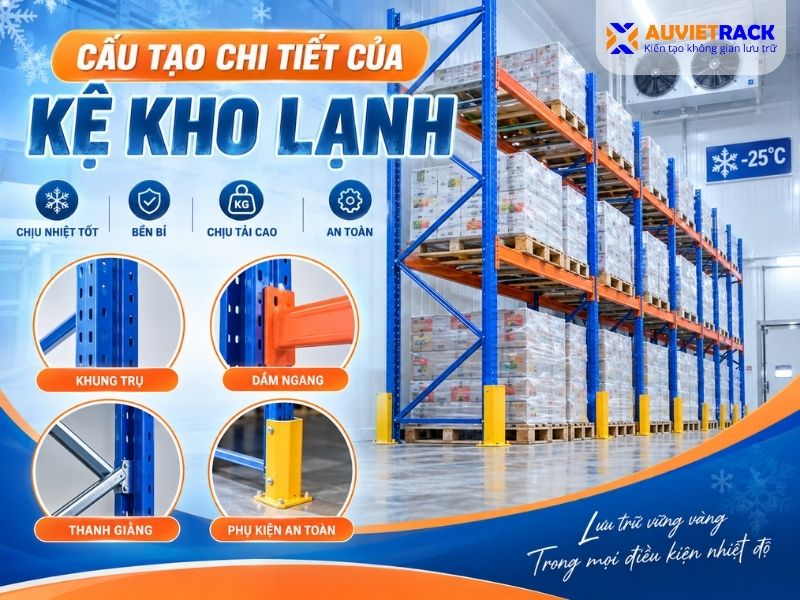 Cấu tạo chi tiết của kệ kho lạnh tại Sóc Trăng