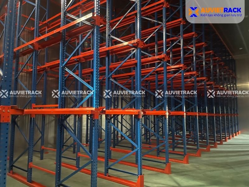 Dự án kệ kho lạnh tại Bình Định thực tế