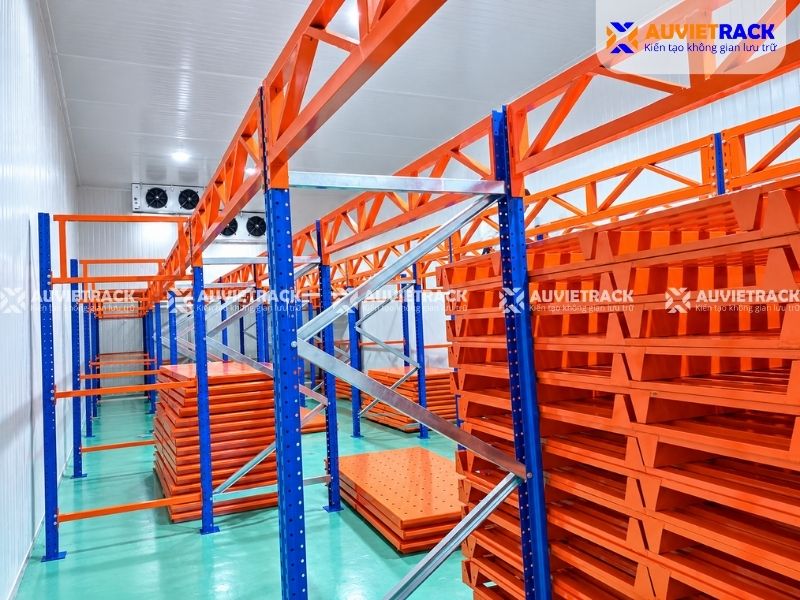 Dự án kệ kho lạnh tại Hà Giang thực tế 