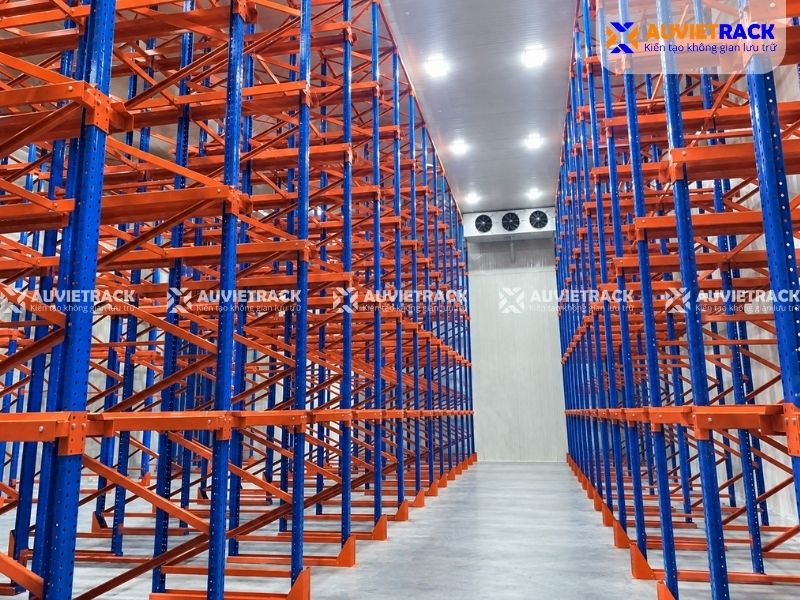 Dự án kệ kho lạnh tại Hà Giang thực tế 