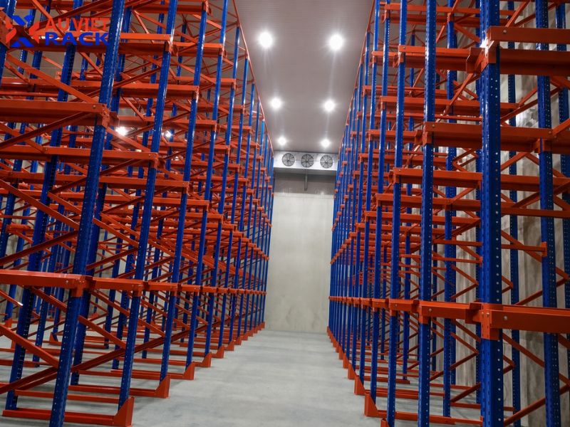 Dự án kệ kho lạnh tại Ninh Bình thực tế