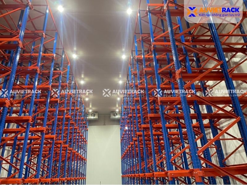 Dự án kệ kho lạnh tại Quảng Nam thực tế 