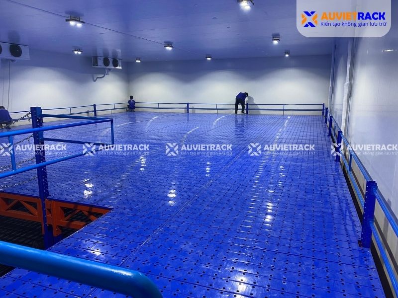 Dự án kệ kho lạnh tại Sóc Trăng thực tế