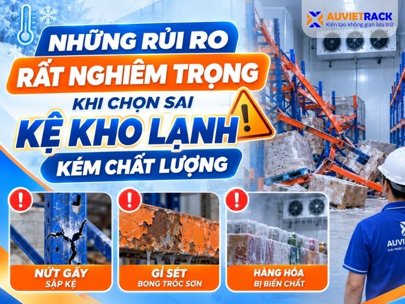Những rủi ro nghiêm trọng khi chọn sai kệ kém chất lượng tại Thái Bình 