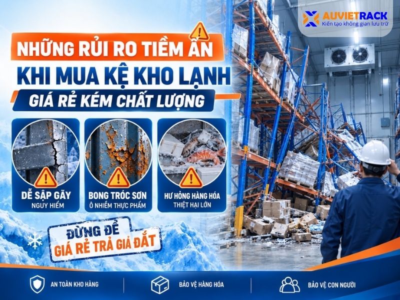 Những rủi ro tìm ẩn khi mua kệ kho lạnh giá rẻ kém chất lượng tại Ninh Thuận 