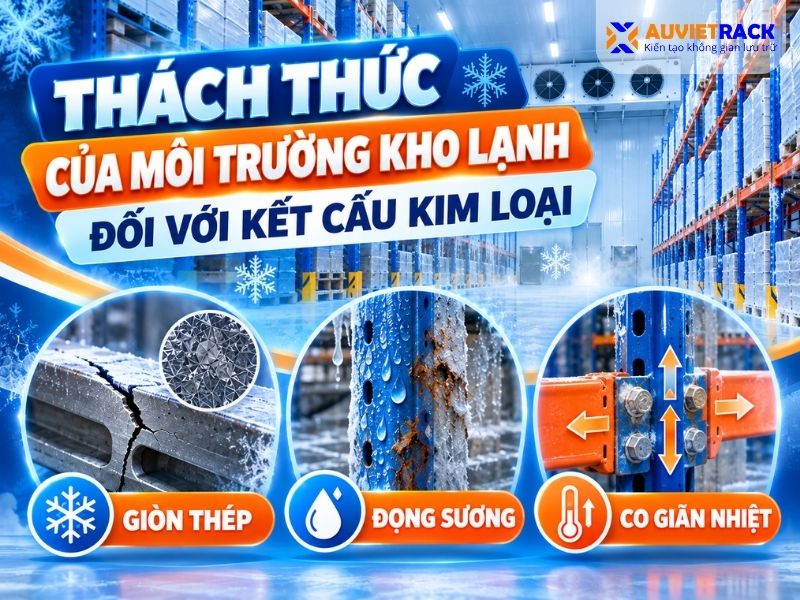 Thách thức của môi trường kho lạnh đối với kết cấu kim loại 