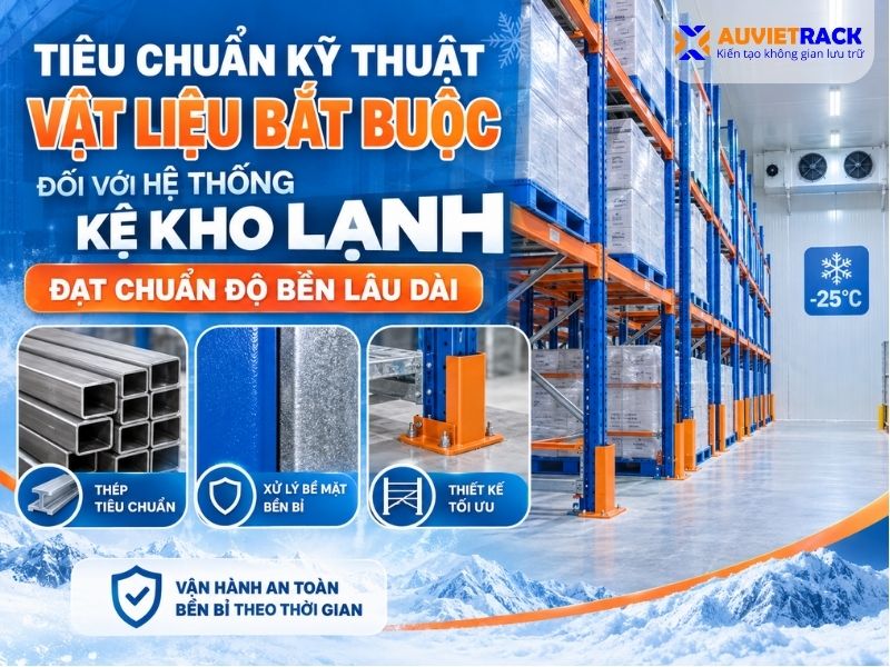 Tiêu chuẩn kỹ thuật bắt buộc đối với kệ kho lạnh tại Lào Cai 