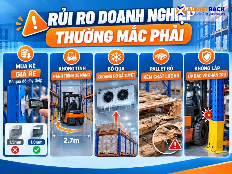 Rủi ro doanh nghiệp thường mắc phải