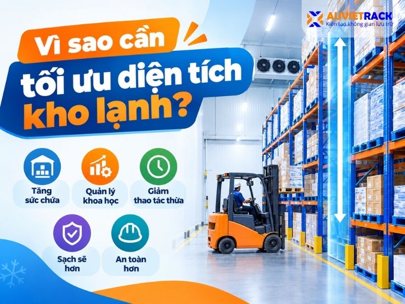 Vì sao cần tối ưu diện tích kho lạnh 
